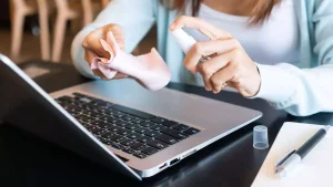 تمیز کردن راحت لپ تاپ